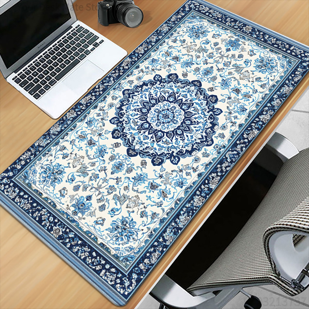 Retro Gaming Keyboard And Mouse - Alas Mouse Biru Retro Persia untuk