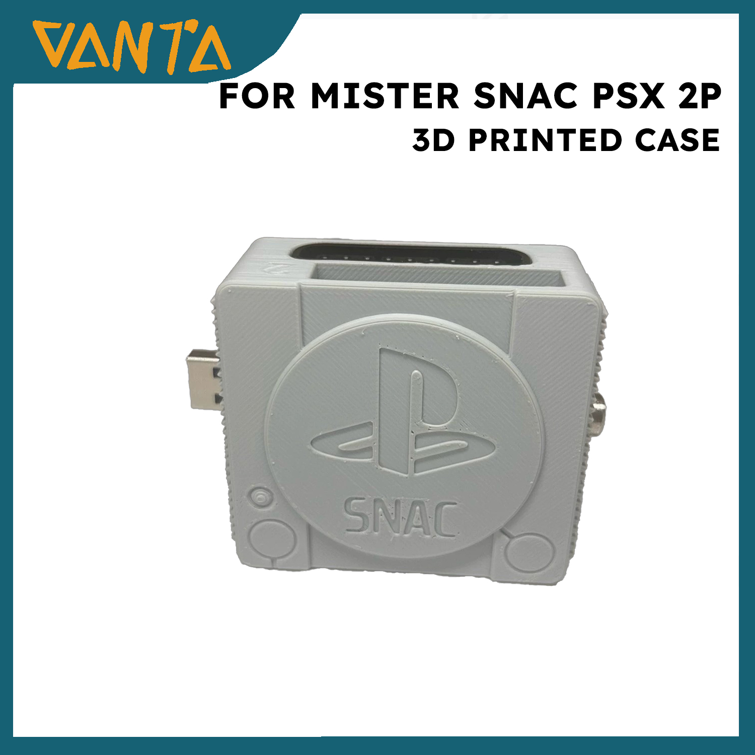 Retro Gaming Gun - Casing Cetak 3D untuk Konsol Genggam