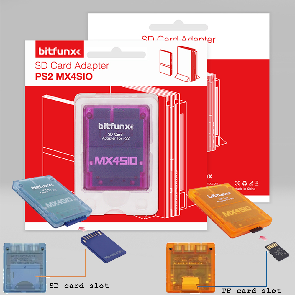 Retro Gaming Upscaler - Adaptor pembaca kartu MX4SIO SIO2SD TF/SD,