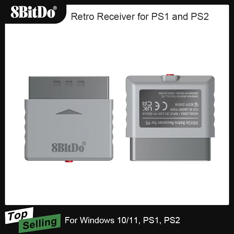 Retro Gaming Upscaler - Dongle Adaptor Penerima Retro 8BitDo untuk