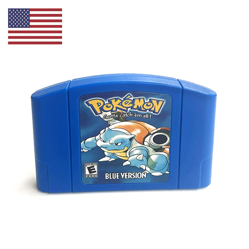 Retro Handheld Console - Konsol Game Retro N64 Pokemon Blue