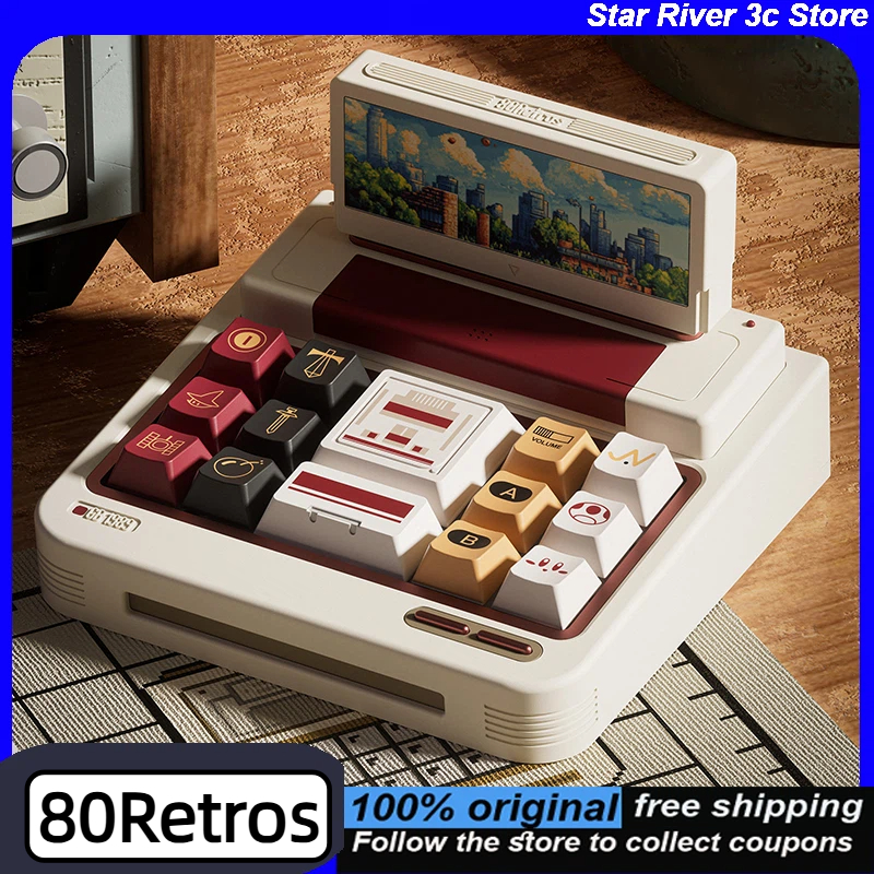 Retro Gaming Style - 80Retros FC1983 Keycaps Gaya Konsol Game