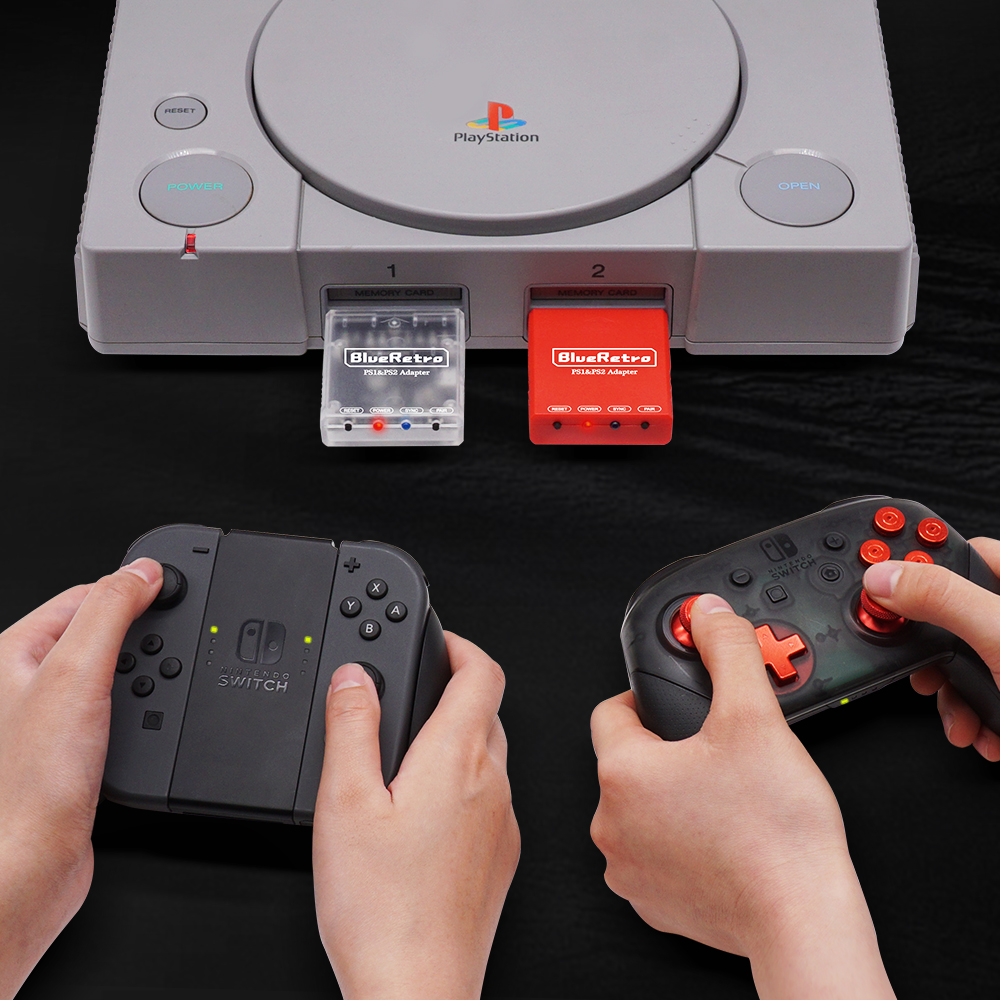 Retro Gaming Raspberry Pi - Adaptor penerima Pengontrol nirkabel BlueRetro RetroScaler