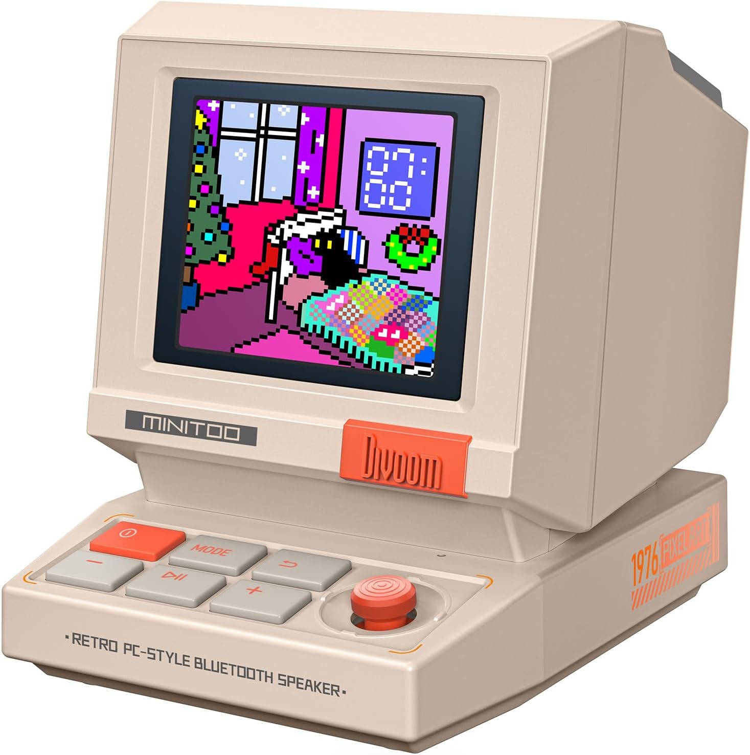 Retro Gaming Desk Setup - Speaker Mini Bergaya PC Retro dengan