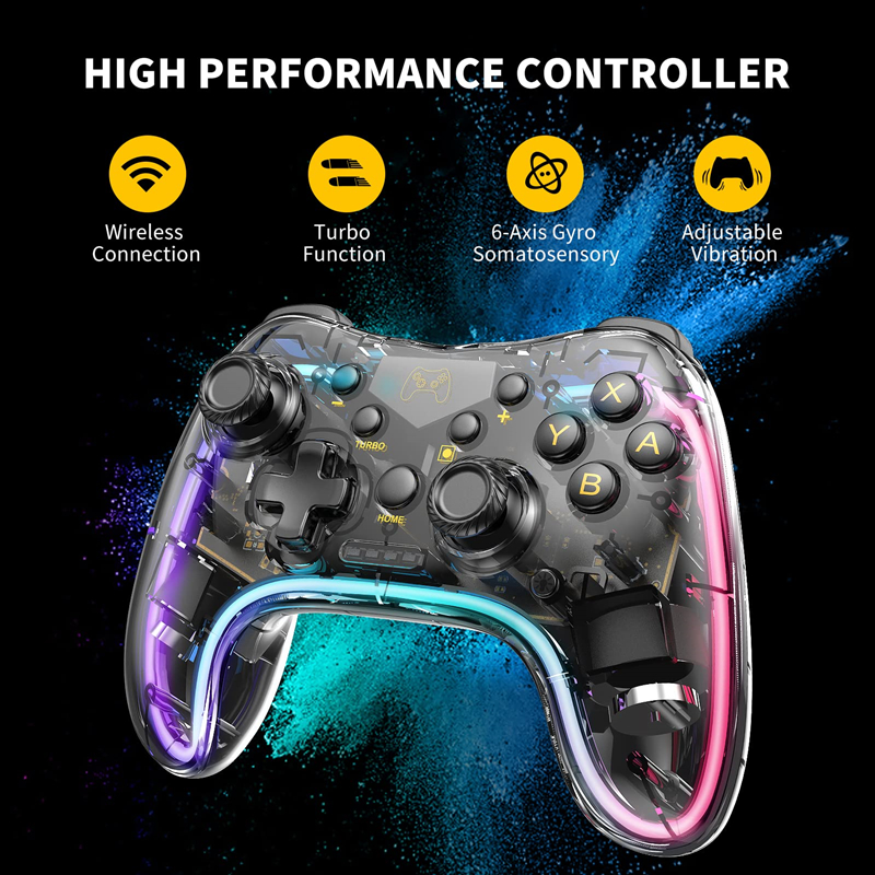 Retro Gaming Tablet - Pengontrol Game Retro RGB Nirkabel untuk