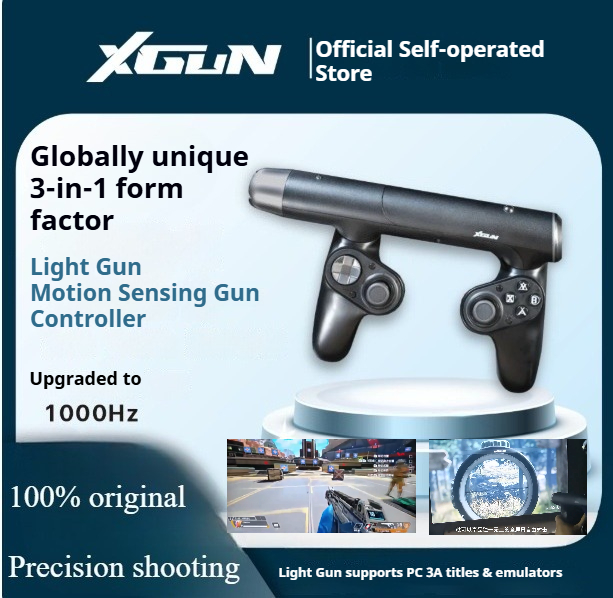 Retro Gaming Gun - Pistol Tembak XGUN Light Gun dengan