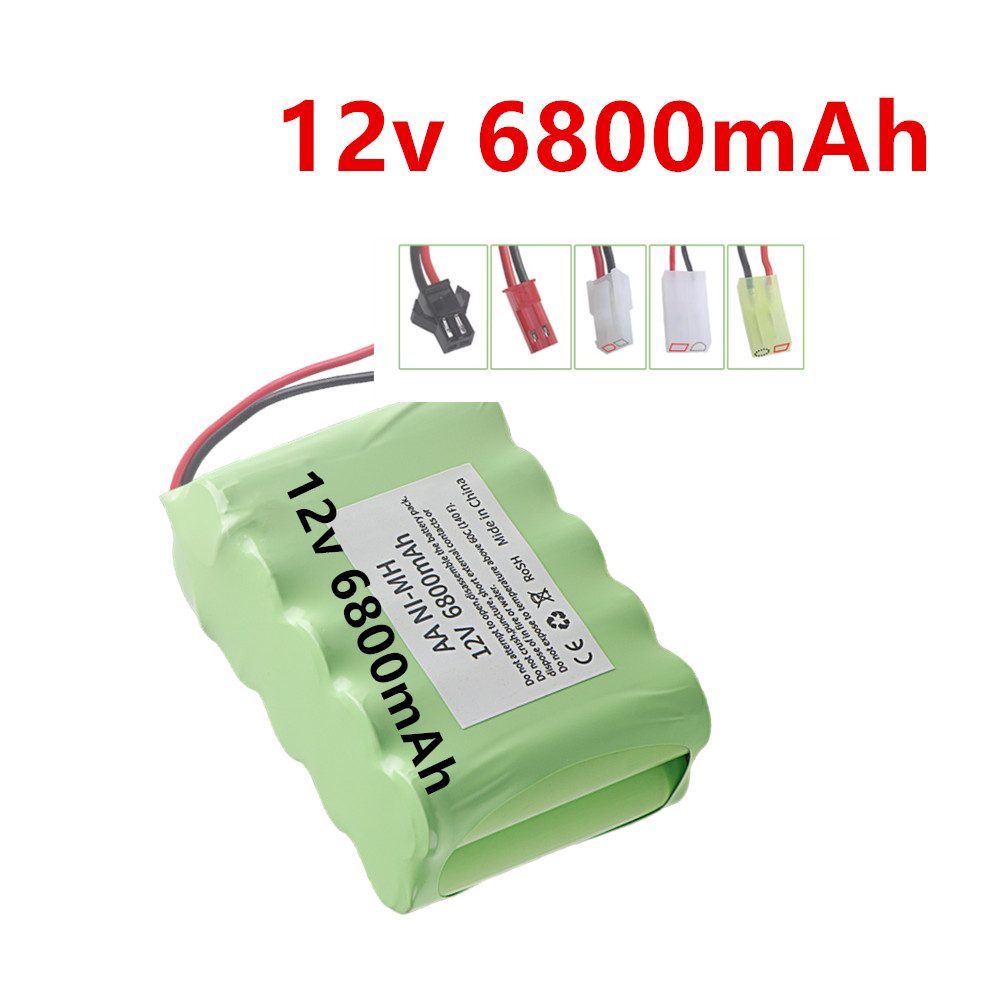 Rechargeable Battery Aa - Baterai Isi Ulang NI-MH 12V 6800MAh