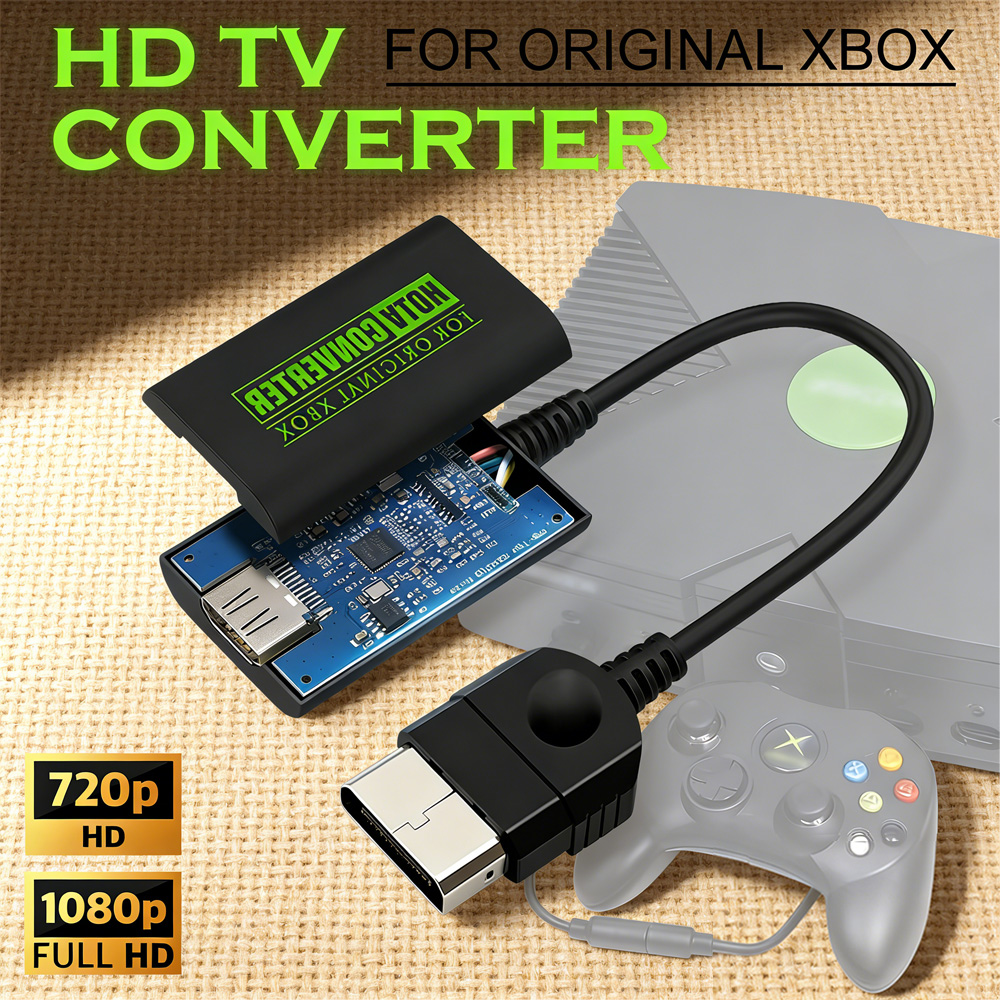 Retro Gaming Cable - Adaptor Kabel HDMI Xbox Original: Konverter