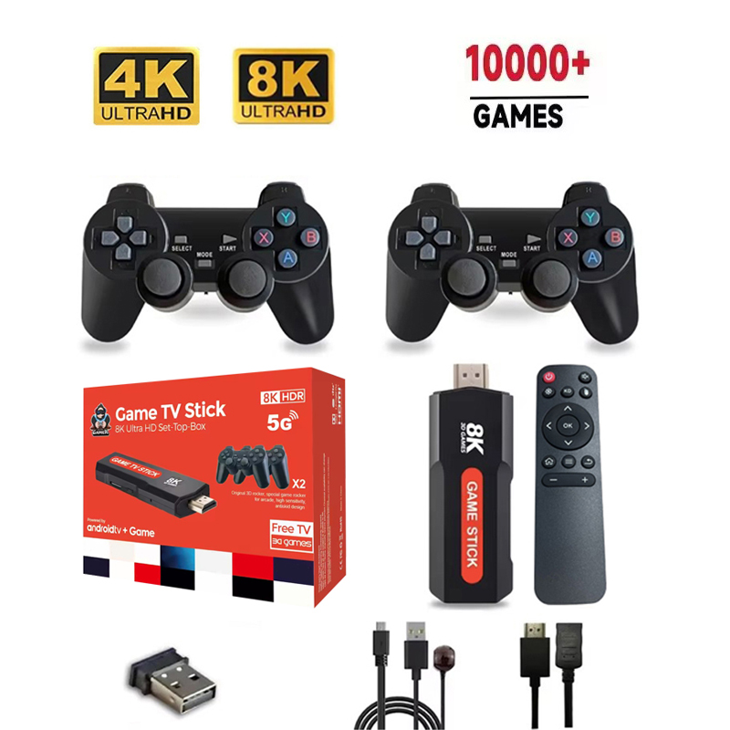Retro Gaming Raspberry Pi - X2 Game Stick HD 4K 8K