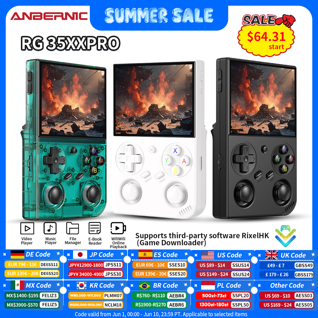 Retro Gaming Tablet - Konsol Game Genggam Retro Anbernic RG
