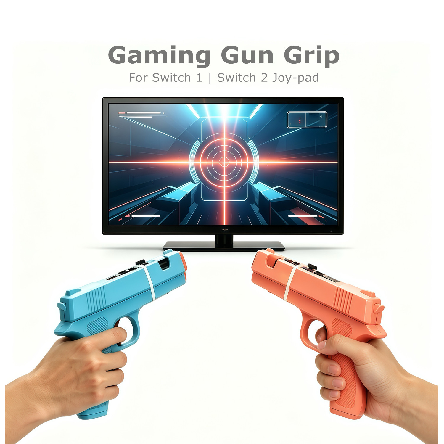 Retro Gaming Gun - Pegangan Kontroler Pistol Game untuk Nintendo