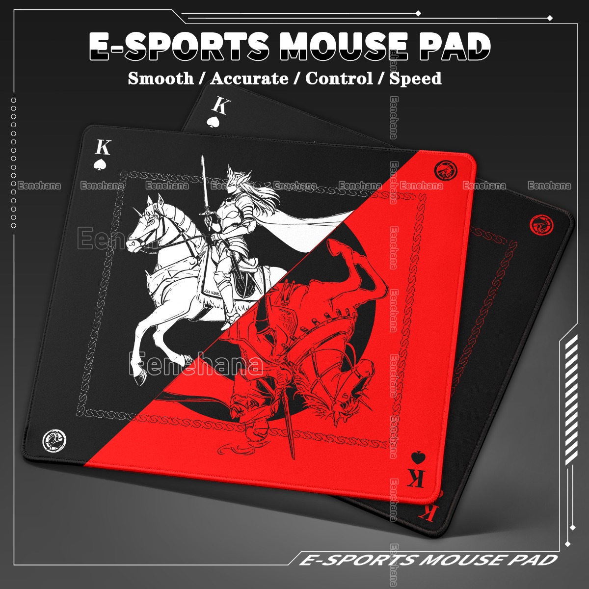 Retro Gaming Corps - Alas Mouse Gaya Poker Hitam Merah