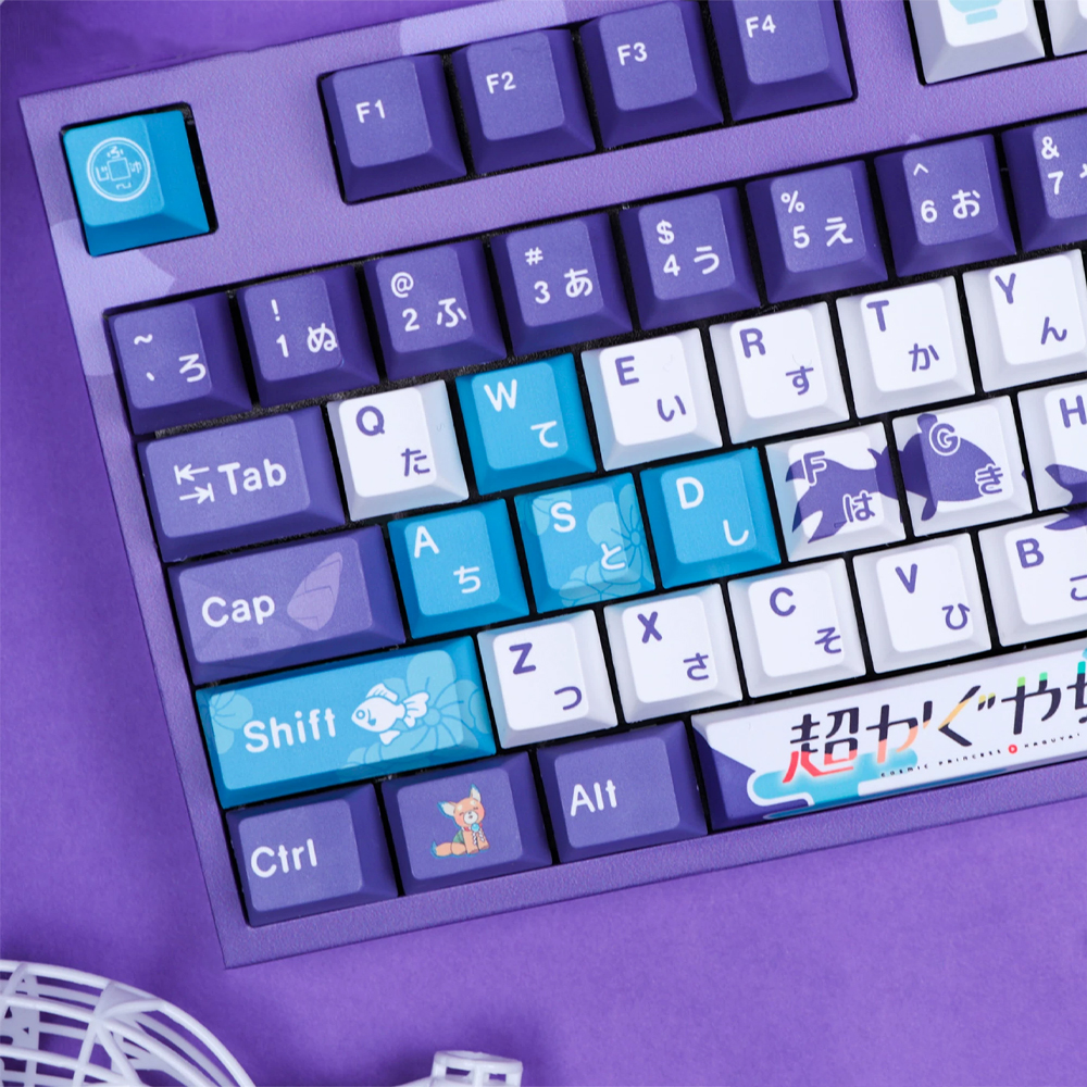 Keycap Anime Cosmic Princess K - Retro Gaming Desk Setup ulasan dan harga