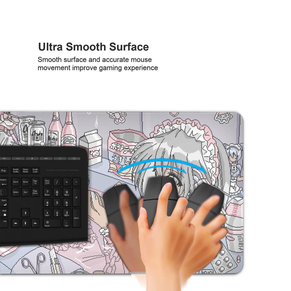 Alas Mouse Gadis Anime Pixel A - Retro Gaming Desk Setup ulasan dan harga