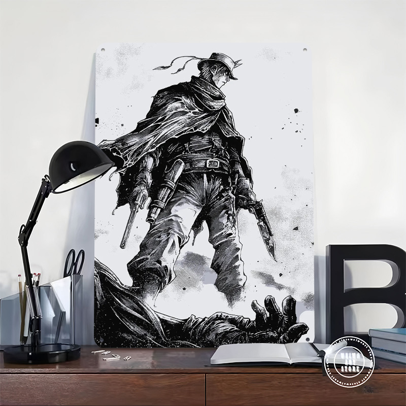 Poster Logam Koboi dengan Senj - Retro Gaming Gun ulasan dan harga