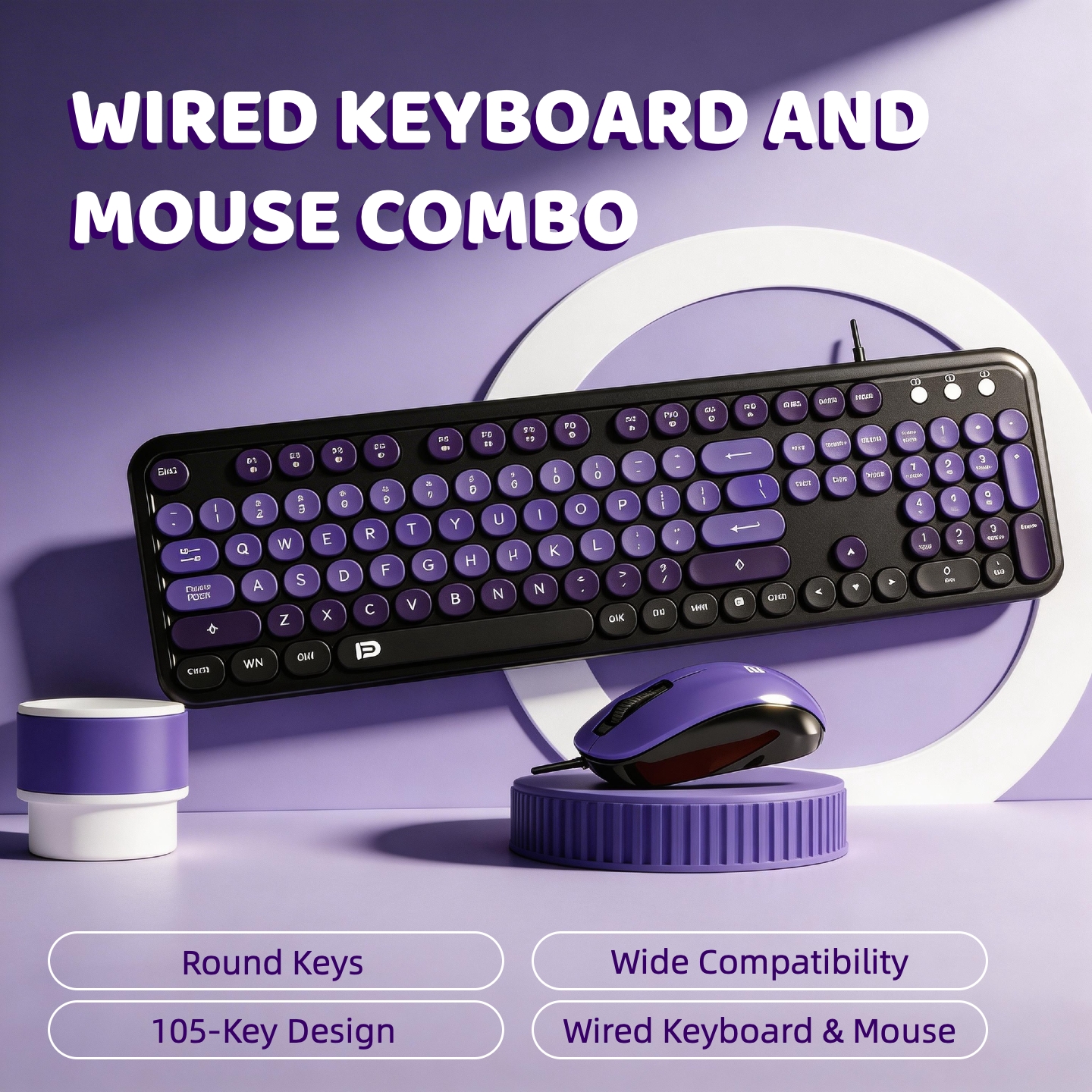 Set Keyboard dan Mouse Estetis - Retro Gaming Corps ulasan dan harga