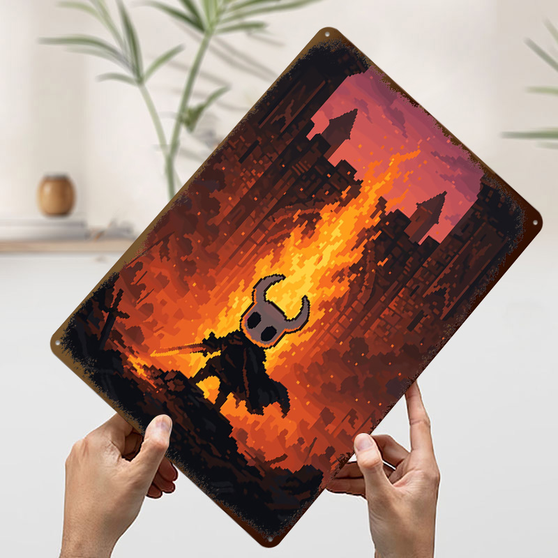 Poster Cetak Ksatria di Depan  - Retro Knight Gaming ulasan dan harga