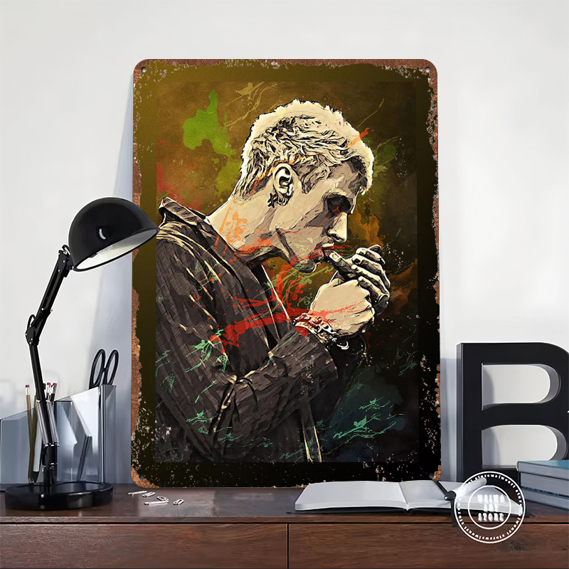 Poster Timah Machine Gun Kelly - Retro Gaming Gun ulasan dan harga