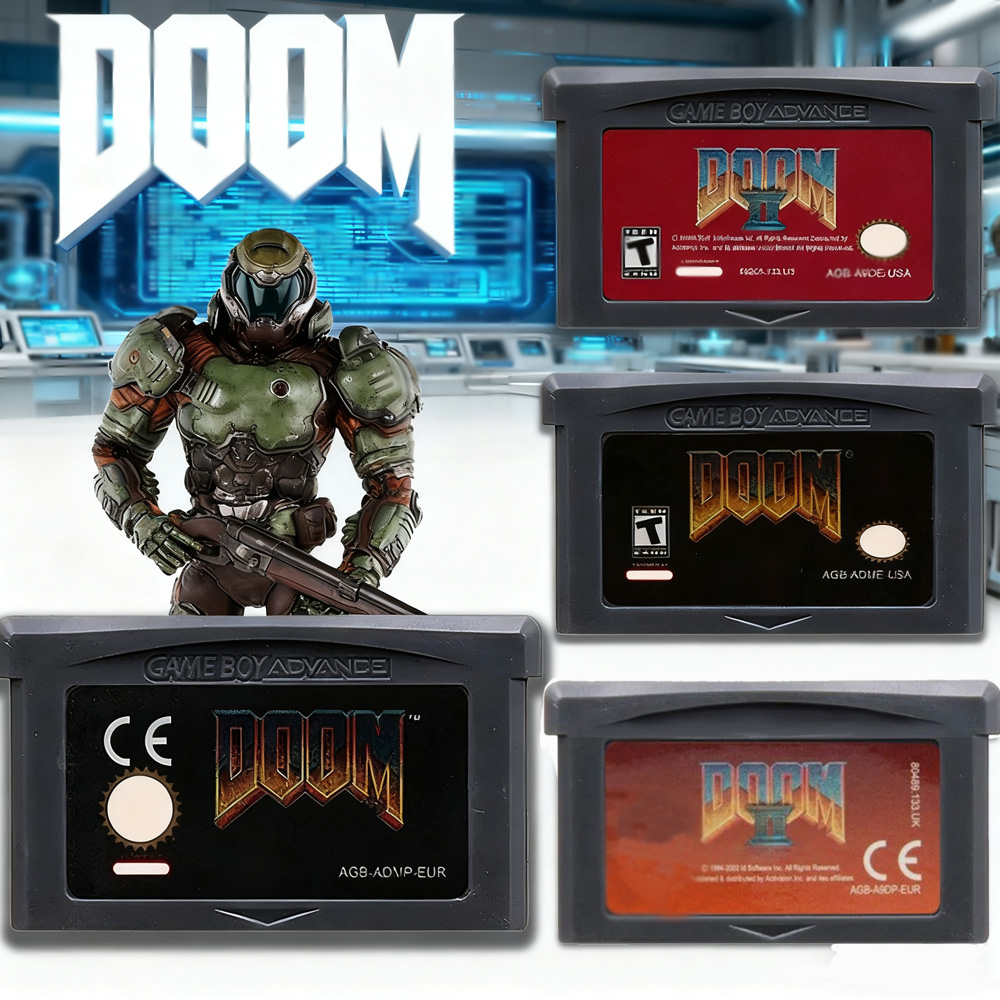 Kartrid Game GBA Seri DOOM 32  - Retro Game Card ulasan dan harga