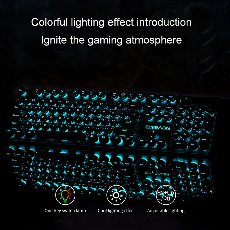 Set Keyboard dan Mouse Retro P - Retro Gaming Keyboard And Mouse ulasan dan harga