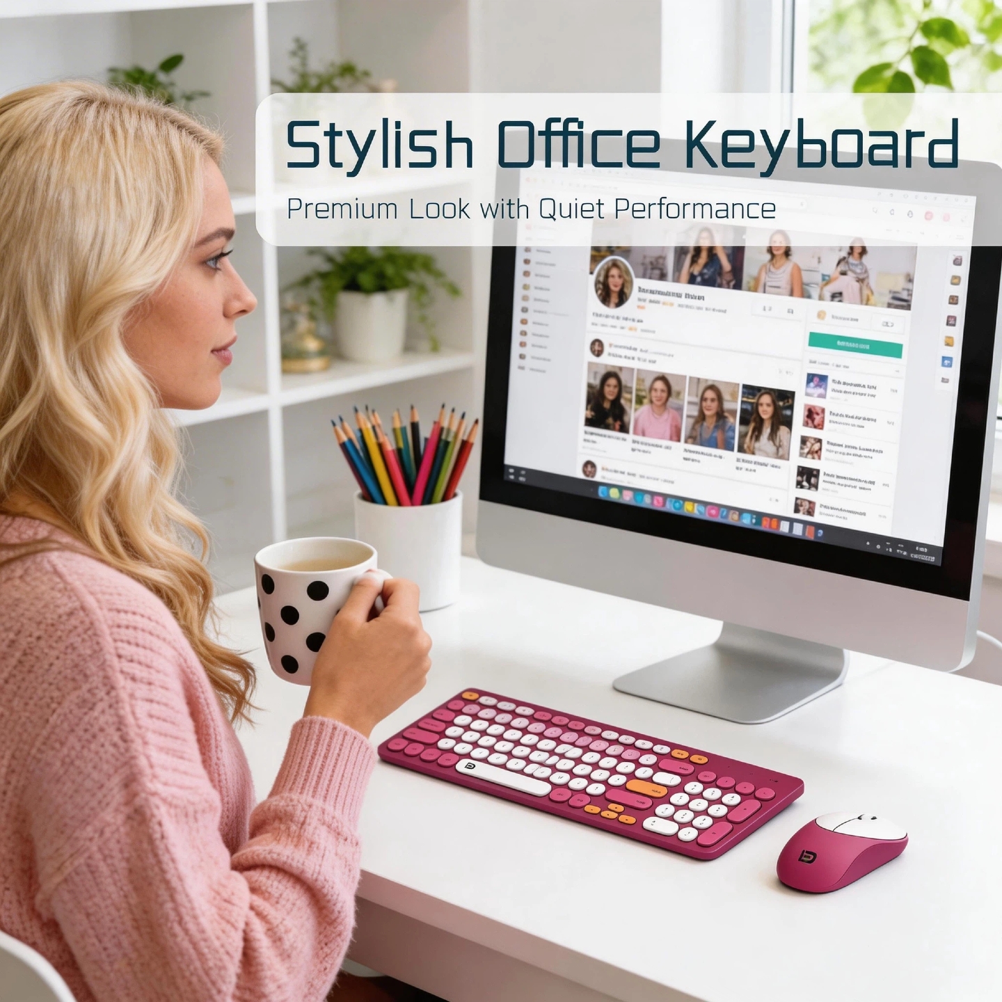 Kombo Keyboard dan Mouse Retro - Retro Gaming Desk Setup ulasan dan harga