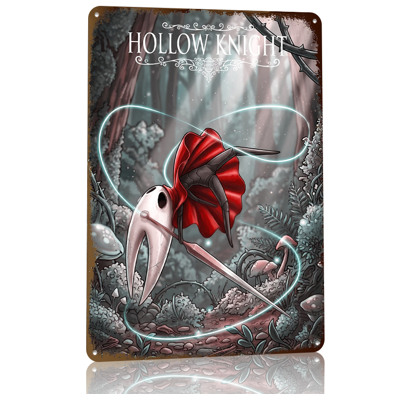 Poster Logam Karya Seni Hollow - Retro Knight Gaming ulasan dan harga