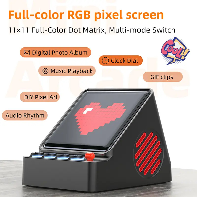Kotak Audio Layar LED Pixel Ar - Retro Gaming Corps ulasan dan harga