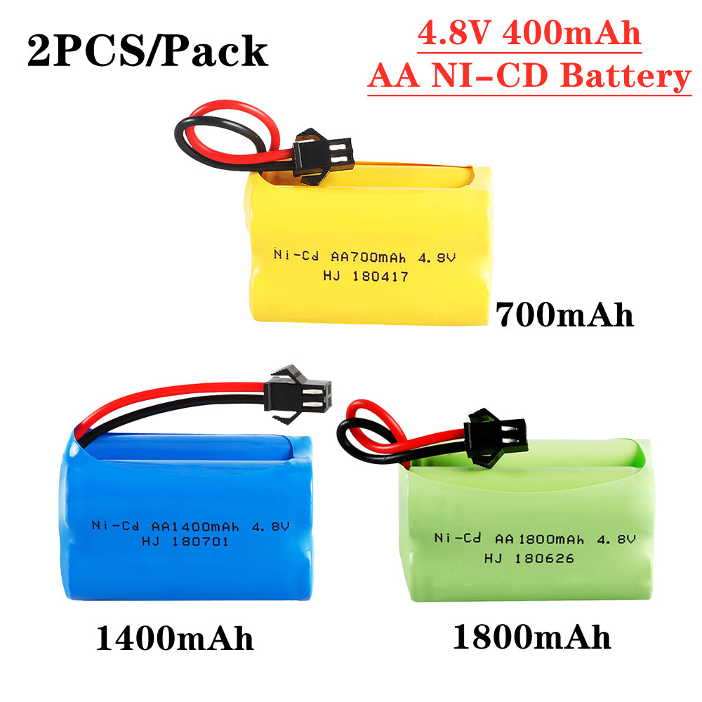 Baterai NiCd 4.8v 700/1400/180 - Rechargeable Battery Aa ulasan dan harga