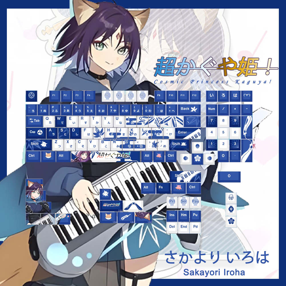 Keycap Anime Cosmic Princess K - Retro Gaming Desk Setup ulasan dan harga