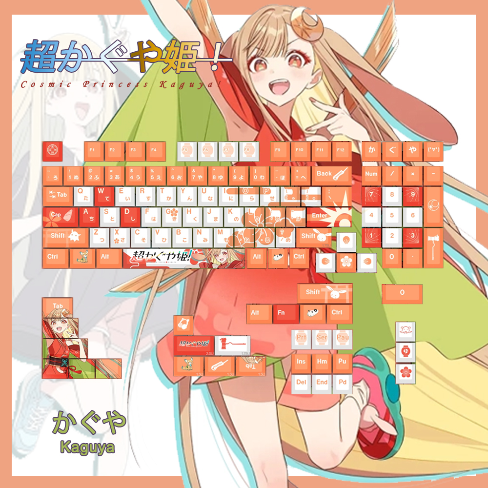 Keycap Anime Cosmic Princess K - Retro Gaming Desk Setup ulasan dan harga
