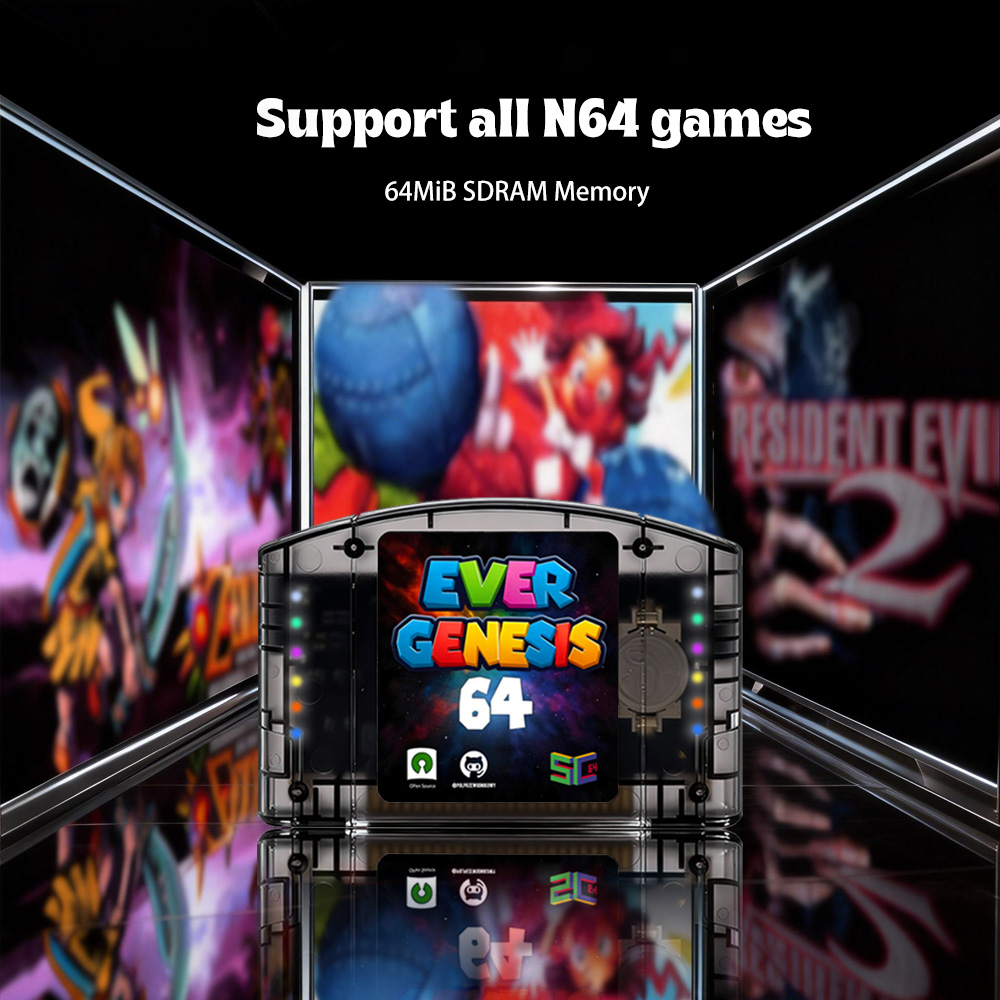 11000 dalam 1 SC64 Flash Cart  - Retro Gaming Raspberry Pi ulasan dan harga