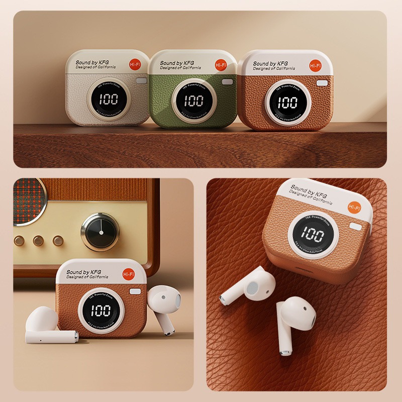 Q86 Retro Camera Wireless Earb - Retro Gaming Cable ulasan dan harga