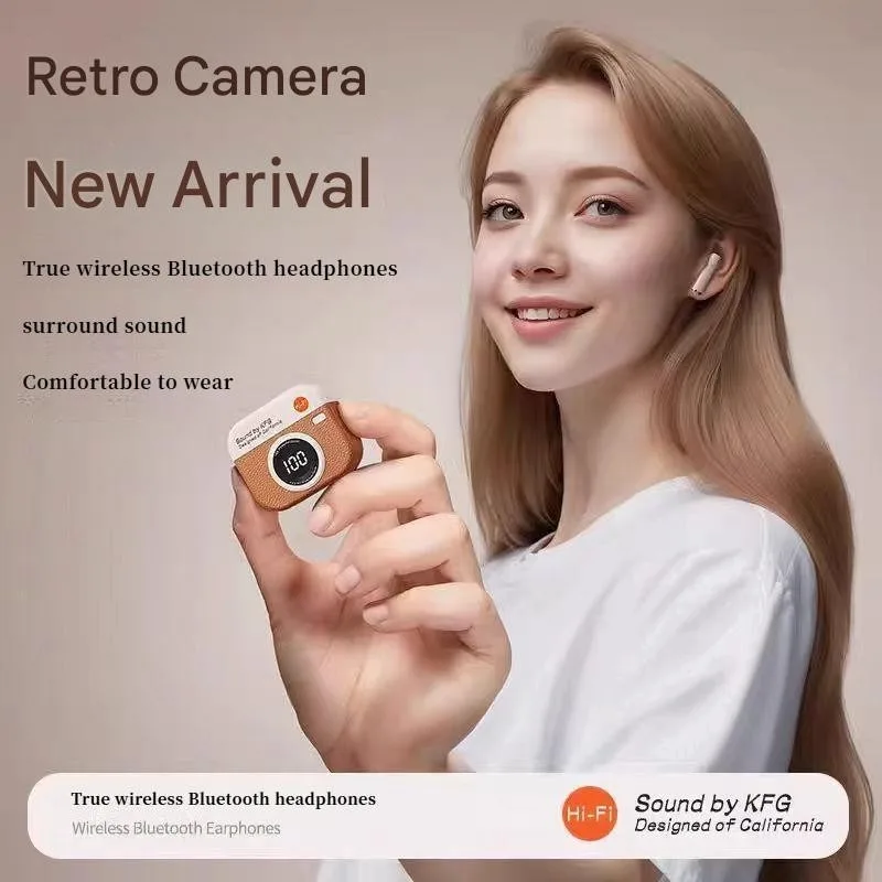 Q86 Retro Camera Wireless Earb - Retro Gaming Cable ulasan dan harga