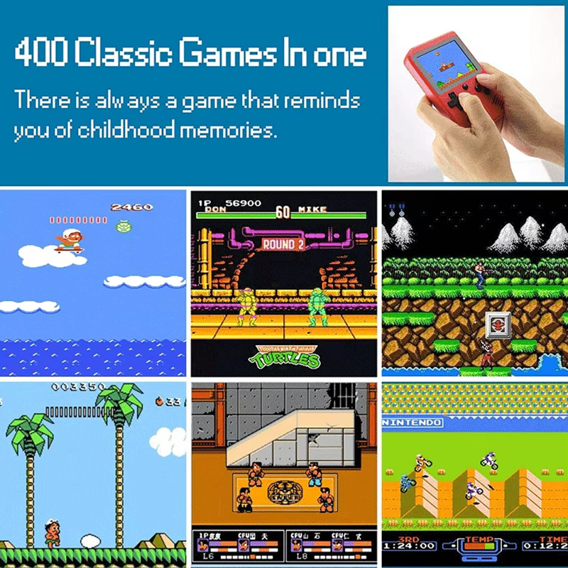 400 Dalam 1 Permainan MINI Kon - Retro Gaming Tablet ulasan dan harga