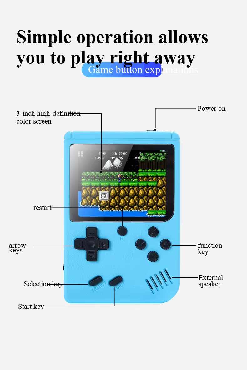 400 Dalam 1 Permainan MINI Kon - Retro Gaming Tablet ulasan dan harga