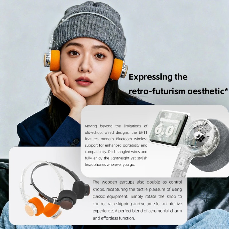 FiiO EH11 Headset Over Ear Ret - Retro Gaming Cable ulasan dan harga