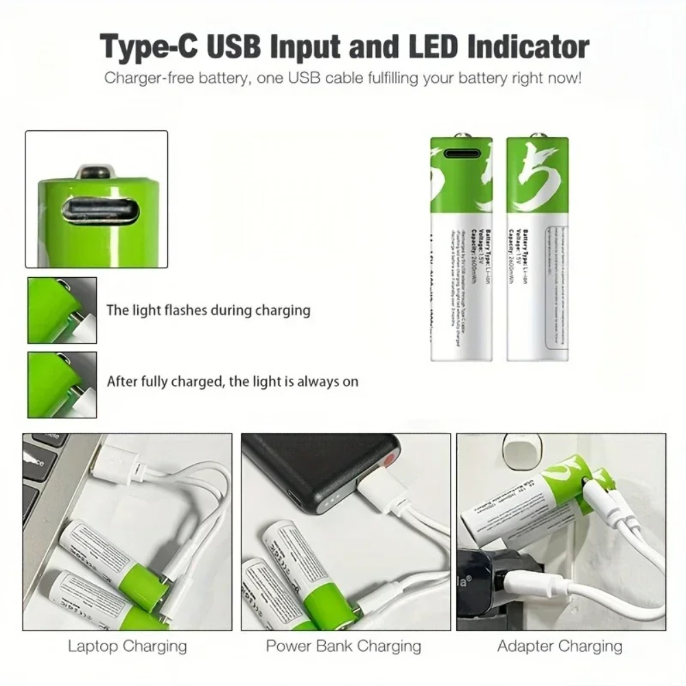 8 Buah Baterai Isi Ulang Kapas - Rechargeable Battery Aa ulasan dan harga