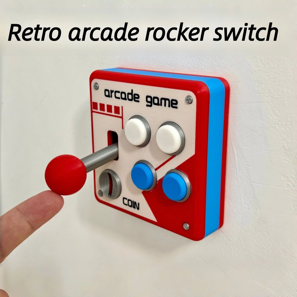 Penutup Pelat Sakelar Joystick - Retro Gaming Style ulasan dan harga
