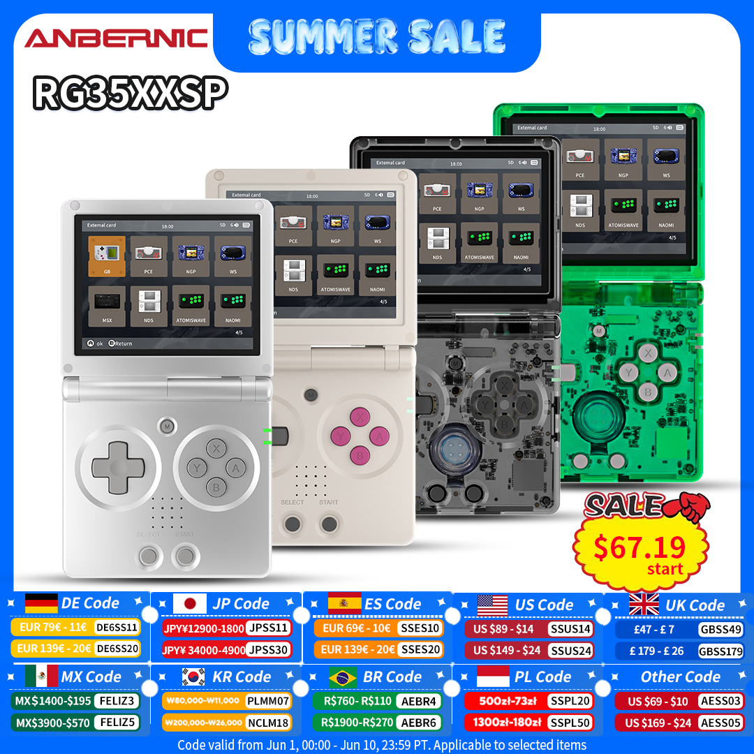 Konsol Game Genggam Retro Anbe - Retro Gaming Upscaler ulasan dan harga
