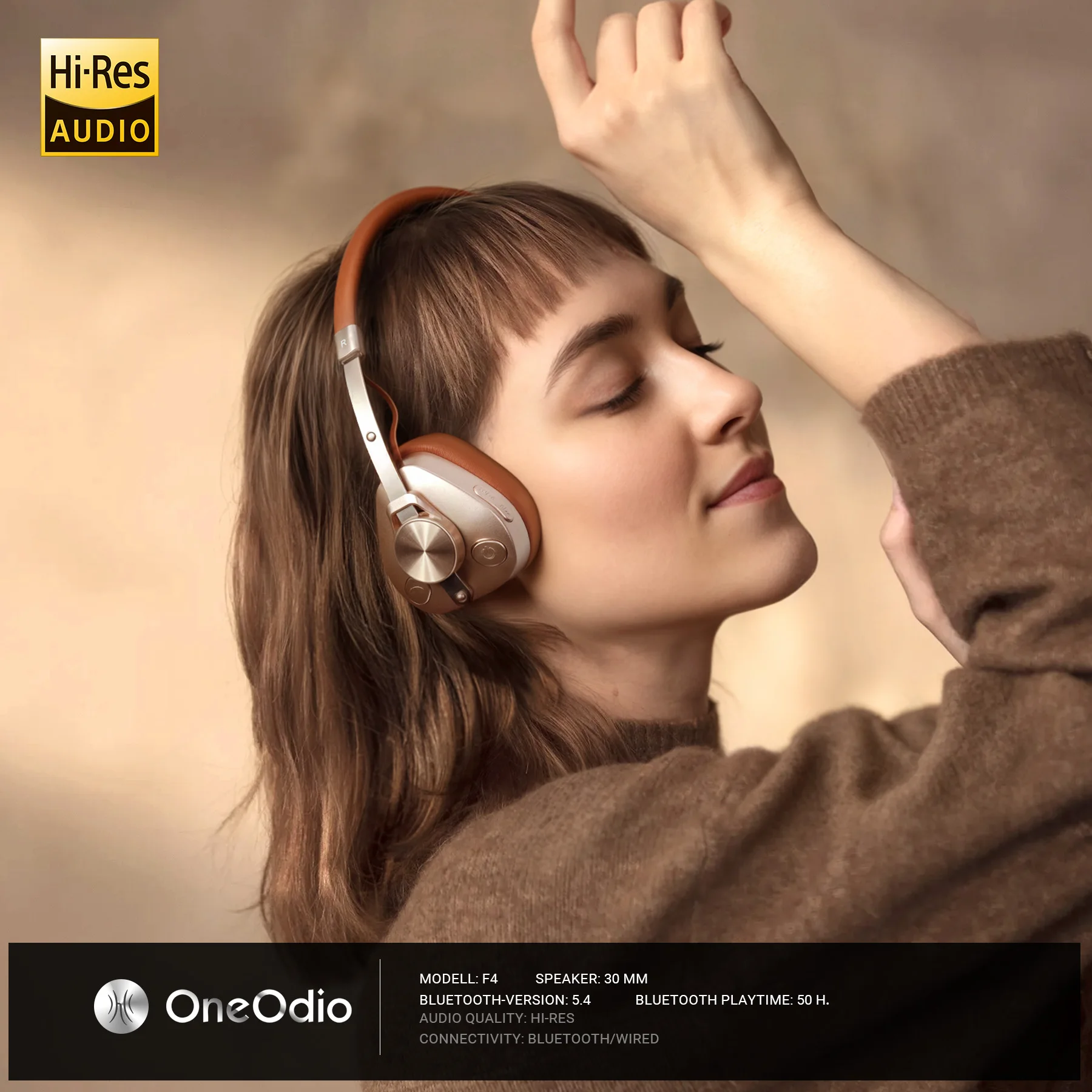Oneodio F4 Headphone Bluetooth - Retro Gaming Cable ulasan dan harga