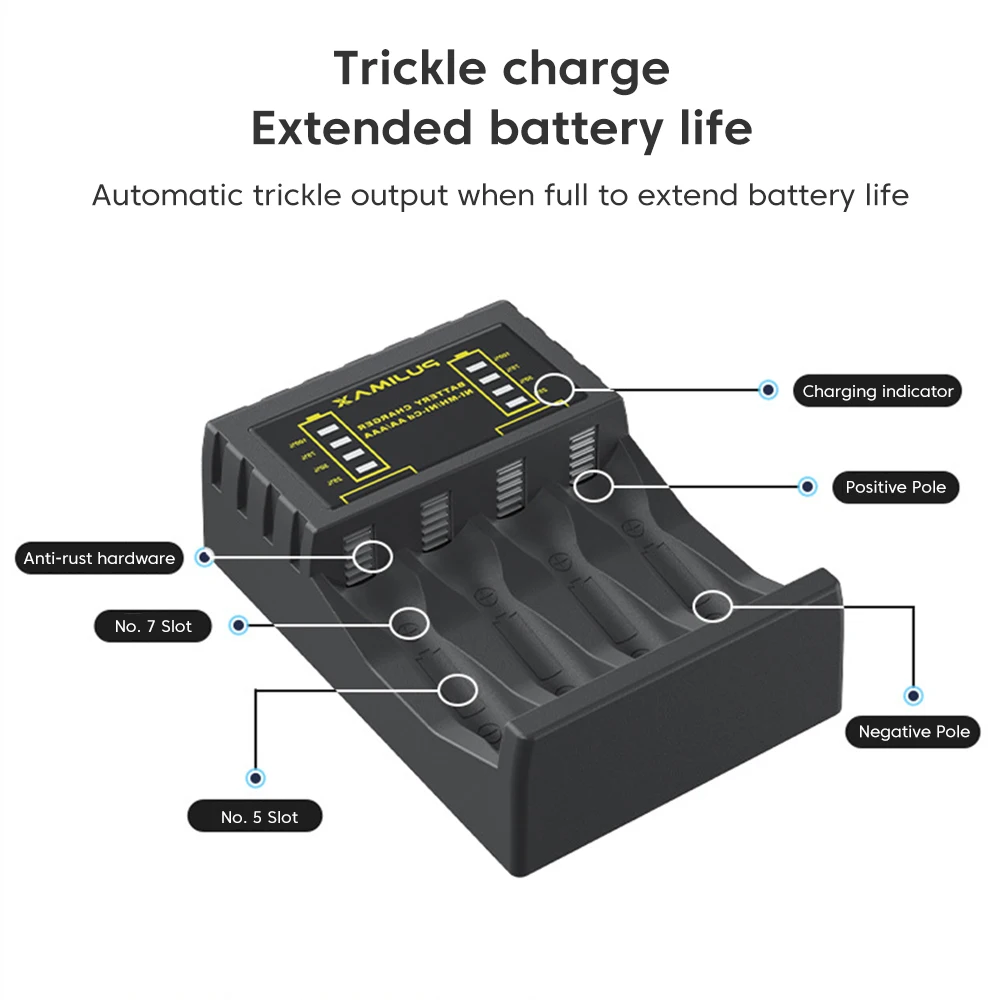 Pengisi daya baterai AA/AAA 4  - Rechargeable Battery Aa ulasan dan harga