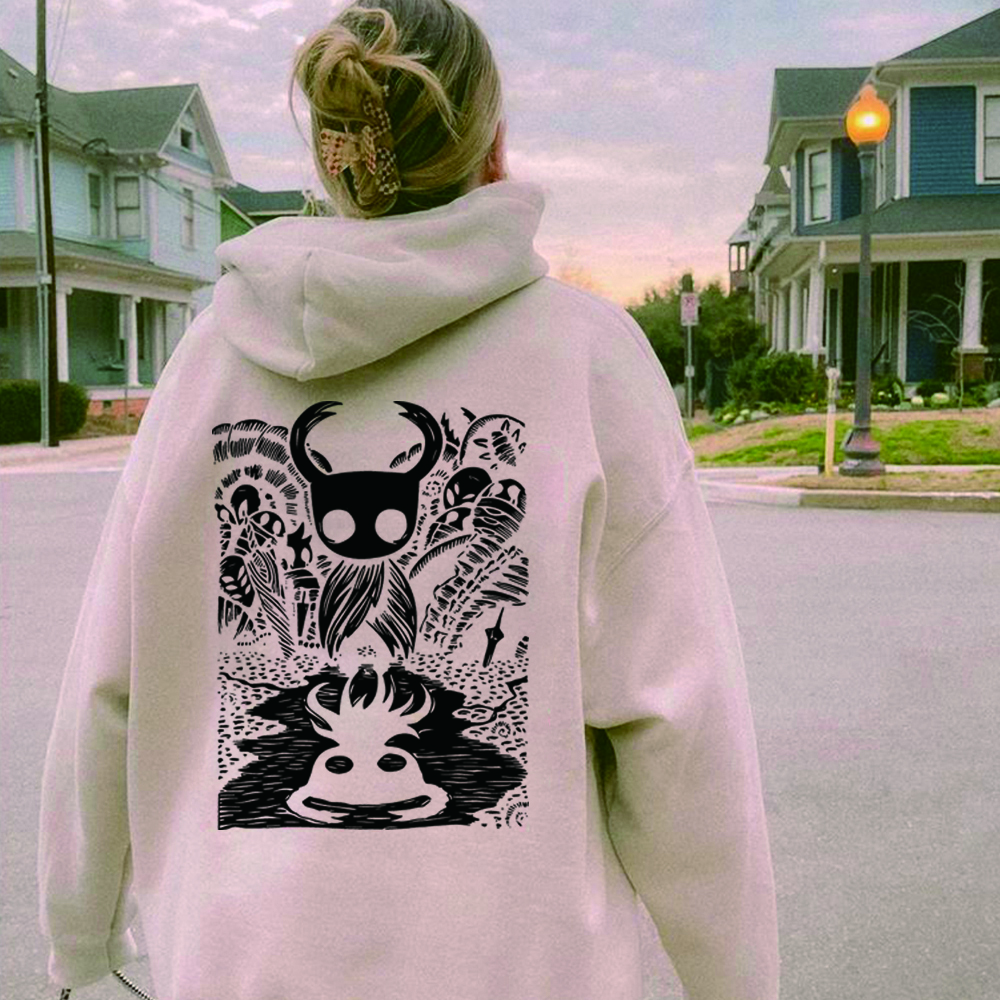 Hoodie Gaming Hollow Knight Un - Retro Knight Gaming ulasan dan harga