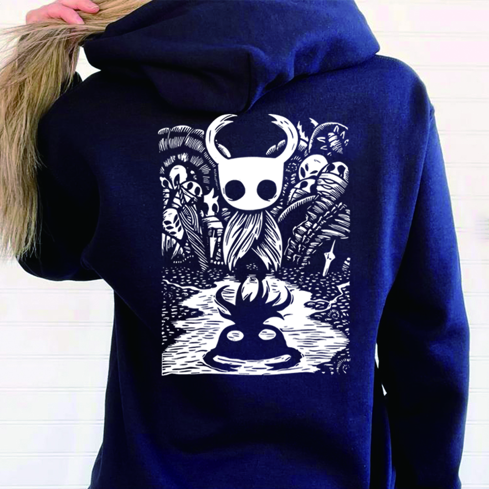 Hoodie Gaming Hollow Knight Un - Retro Knight Gaming ulasan dan harga