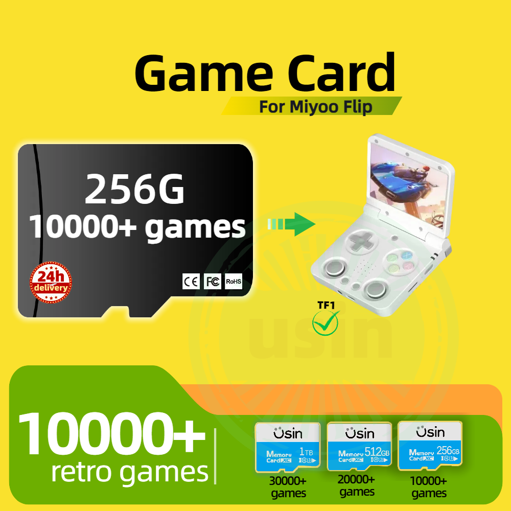 Kartu Permainan untuk Miyoo Fl - Retro Gaming Tablet ulasan dan harga