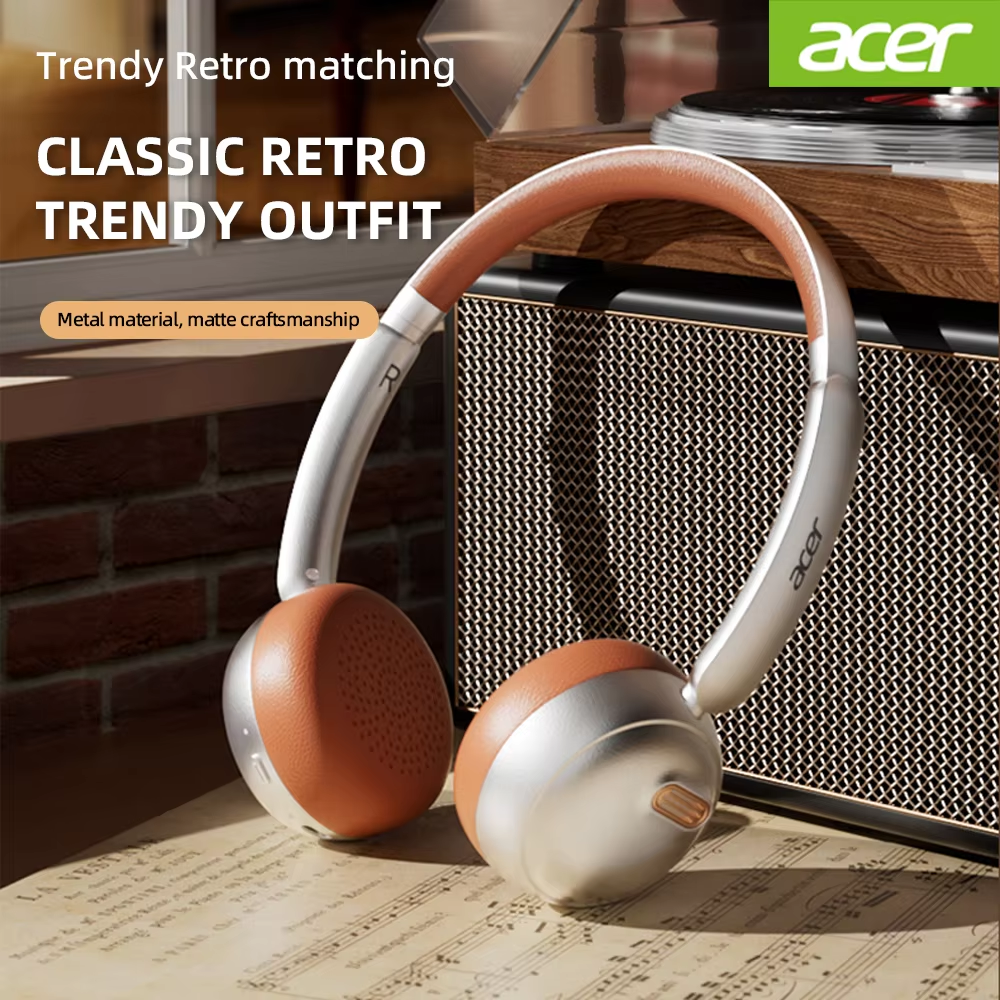 Acer OHW111 Headphone Bluetoot - Retro Gaming Cable ulasan dan harga
