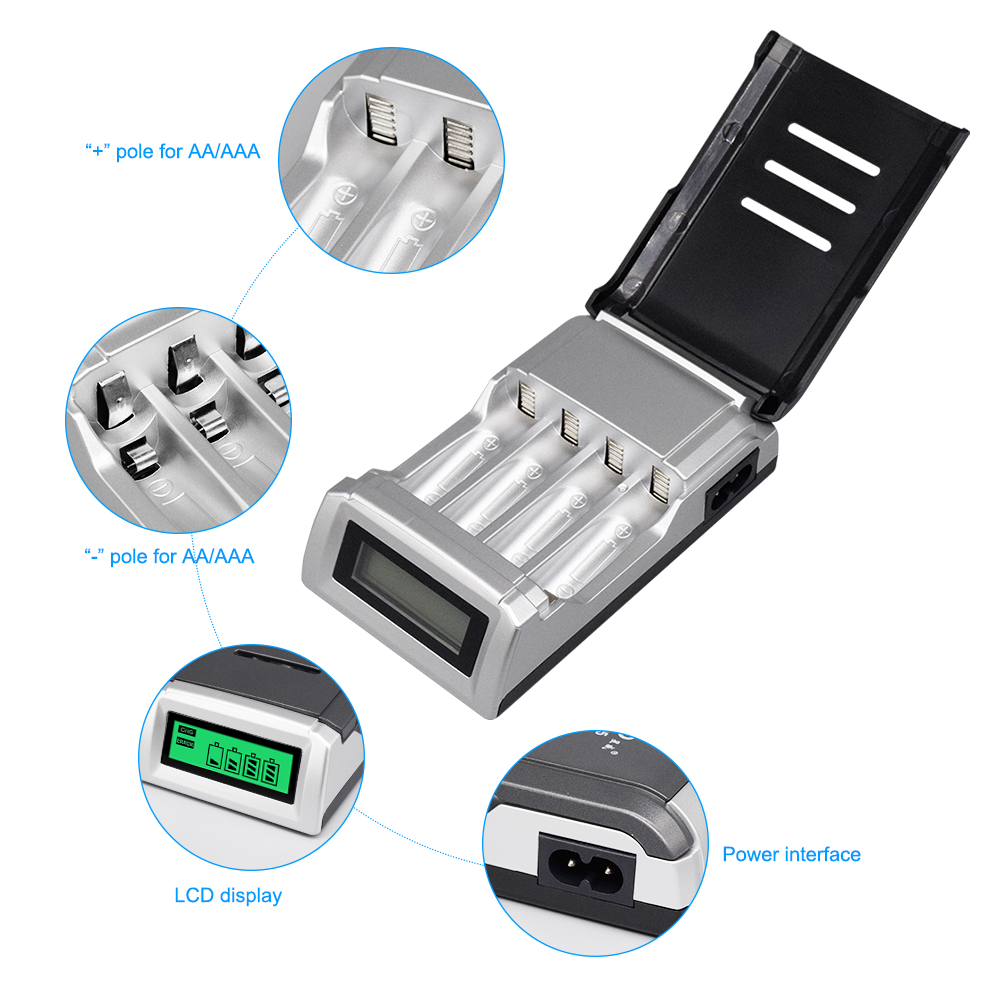 PALO Pengisi Daya Baterai LCD  - Rechargeable Battery Aa ulasan dan harga