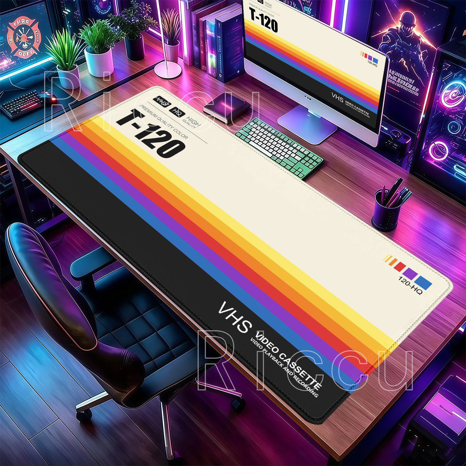 Alas Mouse HD Printing Gaya Re - Retro Gaming Keyboard And Mouse ulasan dan harga