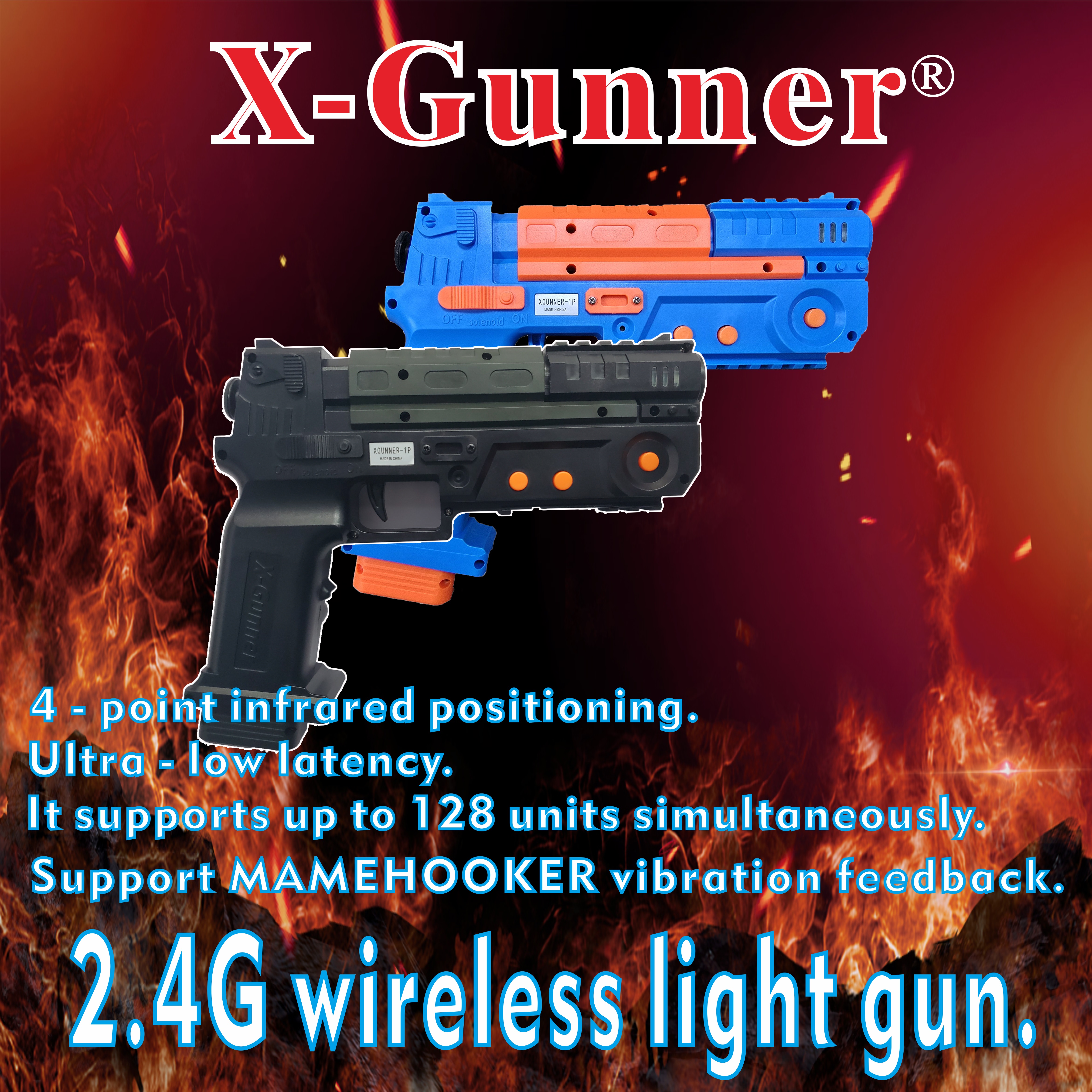 X-GUNNER XGUNNER 2.4G Set Senj - Retro Gaming Gun ulasan dan harga