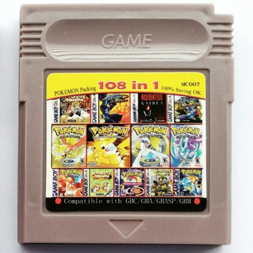 Kaset Game Retro GBC Seri Poké - Retro Game Card ulasan dan harga