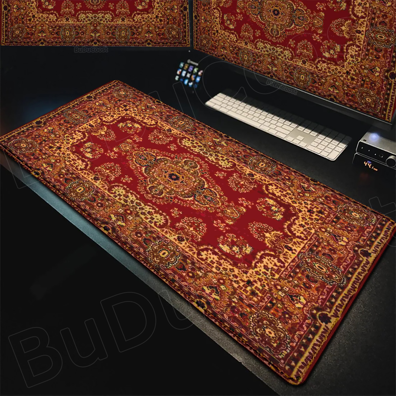 Karpet Persia Besar Alas Mouse - Retro Gaming Keyboard And Mouse ulasan dan harga